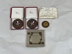 Sailing Medal Silver Plate Ashtray Boating Yachting Memorabilia 1951 1955 Bundle