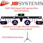JB Systems PARTY BAR Gigbar DJ Disco LED Light Bar DMX Laser Strobe Stage Lights
