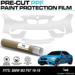 Front Bumper Stone Chip Guard PPF Paint Protection film Kit for BMW M2 F87