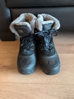 Karrimor Black Suede Snow Boots Size 5 Boys Girls Unisex