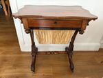 Beautiful Victorian Rosewood Sewing/ Work Table