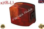 2pcs 12/24V (LH+RH) Tractor Rear Light/Lamp for TRACTOR Deutz Fahr, Case IH