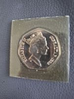 Elizabeth 11 Gibraltar 1993 Christmas 50 Pence Coin Uncirculated