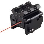 Adjustable Compact Red Laser Sight Scope w/20mm Picatinny Rail + Battery