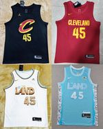 Cleveland Cavaliers 45 Mens Short Sleeve T-Shirt Top Stitched S-XXL
