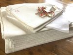 14 X Vintage Linen Huckaback Towels see details