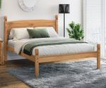 Corona Bed Frame 4ft6 Double Low End 4'6" Solid Wood Mexican Pine Wooden