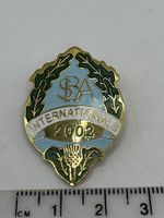 Scottish Bowling Association BA Internationals 2002 Enamel Bowls Badge