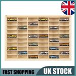 60 Grids Wooden Toys Cars Display Case for 1/64 Car Model Matchbox Model Diecast