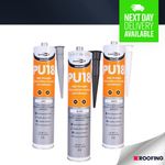 HIGH STRENGTH POLYURETHANE ADHESIVE & SEALANT BLACK PU18