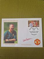 1999 Manchester United Triple Sir Alex Ferguson signed FDC from BENIN football