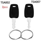 2 Keys TSA007 TSA002 Master Luggage Keys for TSA 007 002 Master Locks Universal.