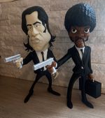 LARGE 40cm Pulp Fiction Style Vincent & Jules 3D Printed Figures