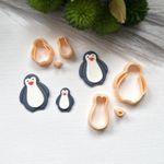 Pengiun Clay Cutter Set. Jewellery & Earring Christmas Polymer Cutting Tools