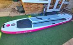 Njordair Inflatable SUP 12ft x 32in x 6in w/ Free Sail and Anchor, 12' SUP