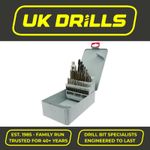 29PC METAL HAND TAP SET | FULL RANGE M3-M12 TAPS,TAP WRENCH & TAPPING DRILLS INC