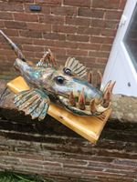Hand Carved Wooden Fish