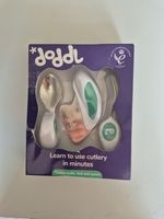 Doddl 3 Piece Cutlery Set Toddler knife,fork and spoon in Aqua 1-5 Years Old New