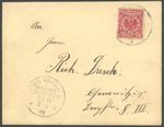 MSP UNTIL 1914 8 (CORMORANT), 3.11.99, superb letter