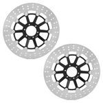 Round Front Brake Discs Rotors For Honda CBR 1100 XX Blackbird 1100 1997-1998