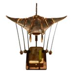 Handmade Wooden Electric Bionic Manta Ray ,Artisan Wooden Manta Ray Automaton