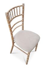 Limewash Chiavari Wedding Chairs Party Banquet Wooden Natural Seat