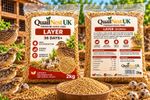 Quail Layer Feed 36 Days+ Complete Food Egg Production QuailNest UK