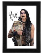 Rhea Ripley Signed Autograph PHOTO Pre Print 6x4/A4/ Framed WWE
