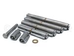 Stainless steel weld on hinge 2 leaf  hinges ramp door gate weldable A2 304 SS