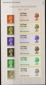 2017 MACHIN 50th ANNIVERSARY POST AND GO PACK NUMBER 26 Mint P&G