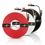 Flat CAT7 Ethernet Cable Ultra Thin 10Gbps RJ45 Lead Lot Network LAN Patch SSTP