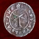 17thC Token Henry Atkins 1668 WIMPOLE, CAMBRIDGESHIRE Tollgate Copper Halfpenny 