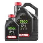 Motul 5100 10W40 4T Promo 4 Litres + 1 Litre Free