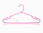 Pink Jumbo Heavy duty hangers with trouser bar