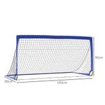 Set Of 2 Football Goal Net 6 X 3 Ft Foldable Outdoor Sport Training Teens Adults