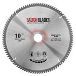 Saxton 255mm x 100T Circular Saw Blade Aluminium Laminate Hardwood fits Bosch et