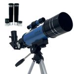 NEW! Astronomical 400-70 Portable Refractor Telescope with Lightweight Tripod