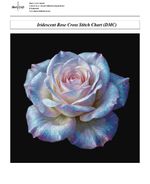 Iridescent Rose (Iridescent Collection) Cross Stitch Chart Pack in DMC