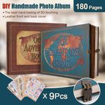 180 Pages Scrapbook Album Our Adventure Photo Book Christmas Wedding Gift Blue