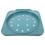 Reusable Propane Tank Fixed Shelf with Wheels Blue PP Gas Cylinder Dolly