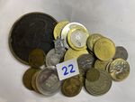 22.496g-MIXED TOKENS, MEDALS, COINS-UNSORTED & UNRESEARCHED COMBINE POST ONLY UK