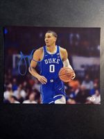 JAYSON TATUM SIGNED 8x10 DUKE - Boston Celtics w/COA