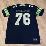 NFL Seattle Seahawks Round Neck Jersey / Tee -  #76 - Adult Size Medium