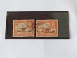 10c Uganda Kenya Tanganyika - Lake Naivasha - Normal & Error - Used, 1945