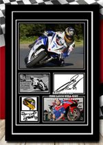 (85)  guy martin isle of man tt  signed photograph unframed/framed reprint @@@@@