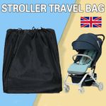 Travel Bag Cover Storage for Carry on Luggage Suit For Baby Stroller Pram Black~