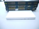 Cisco Catalyst 2950 Series 24-Port Ethernet Network Switch Job Lot of 3 Power On