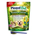 PLAQUE OUT 750g Dogs and Cats Pouch Plaque Off Dogs Bad Breath Tartar Removal