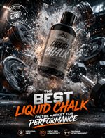 Liquid Chalk Hand Grip for Gym Weightlifting, Gymnastics, and Climbing 250ml