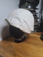 Austrian M75 Post-War Helmet with Liner Military Flecktarn snow Reversible cover